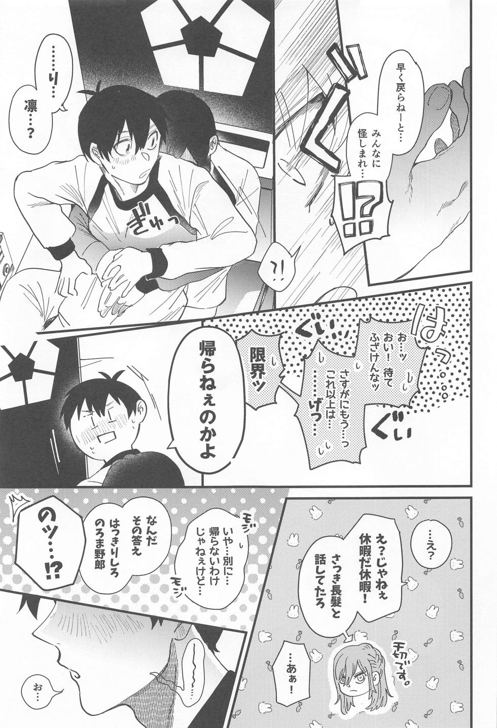 (Seishun Egoism 3) [GON (Kanekichi)] Sorette Tsumari (Blue Lock) - Page 16