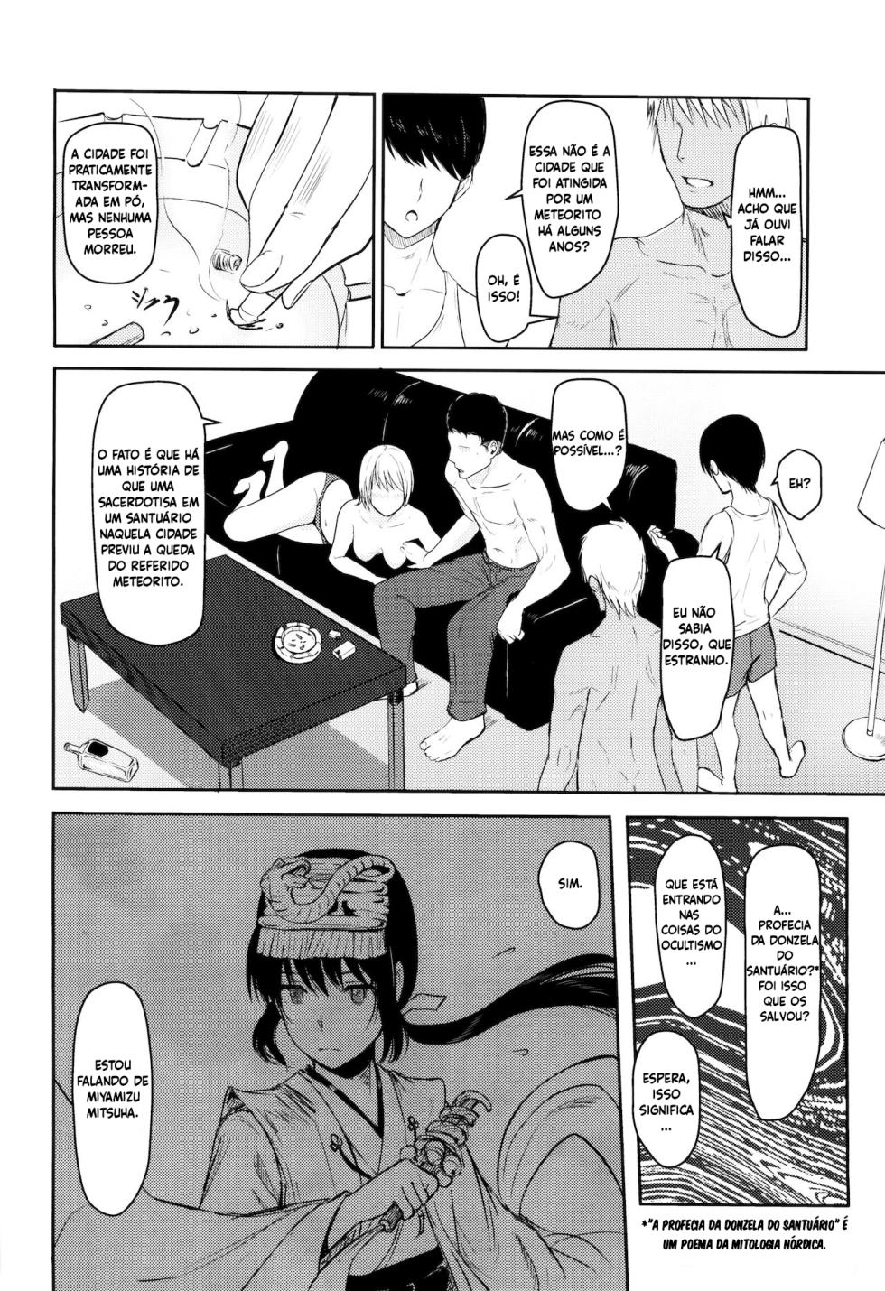 (C93) [Syukurin] Mitsuha ~Netorare 3~ (Kimi no Na wa.) [Portuguese-BR] [Luca-San] - Page 5