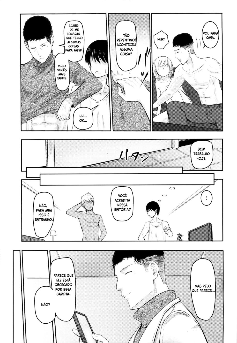 (C93) [Syukurin] Mitsuha ~Netorare 3~ (Kimi no Na wa.) [Portuguese-BR] [Luca-San] - Page 8