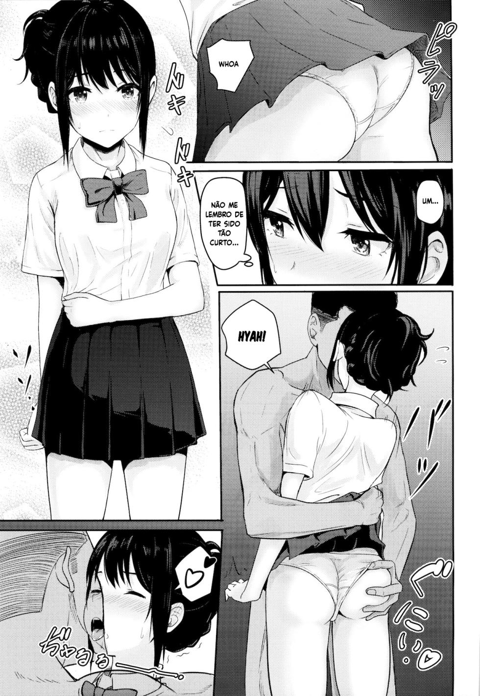 (C93) [Syukurin] Mitsuha ~Netorare 3~ (Kimi no Na wa.) [Portuguese-BR] [Luca-San] - Page 16