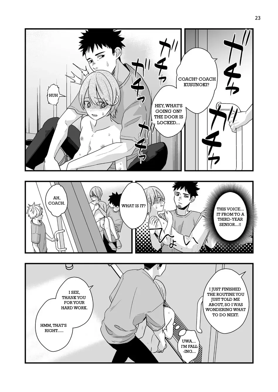 [Kume (Minakami Riku)] Gaibu Coach no Tokubetsu Massage | A Special Massage From The New Coach [English] [Digital] [Chiarashi Scans] - Page 22