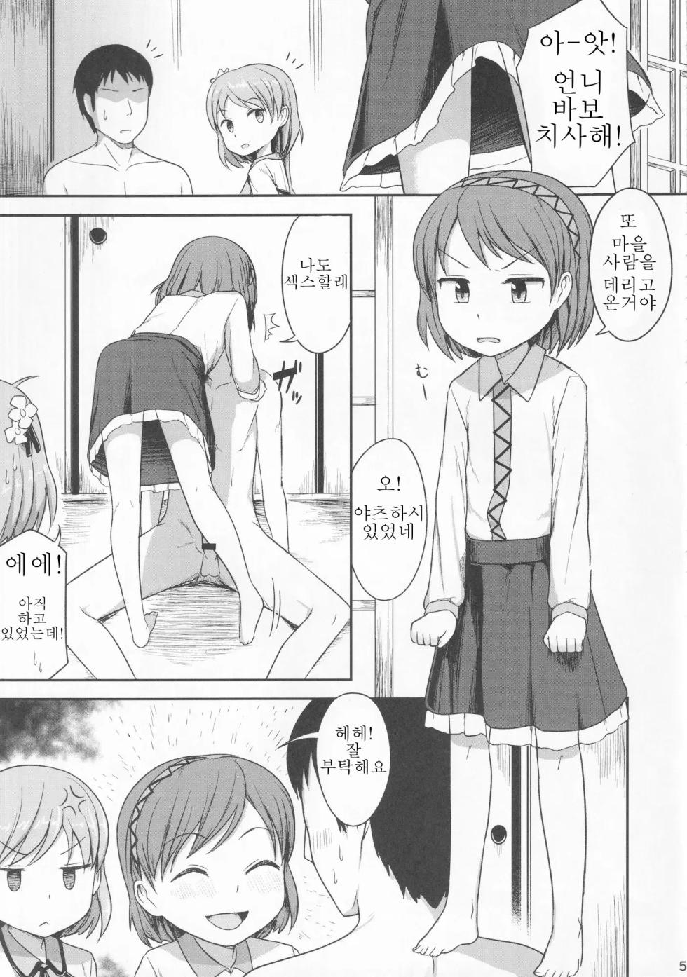 (Reitaisai 14) [PLANTERIUM (Hayake)] ENSEMBLE! (Touhou Project) [Korean] - Page 4