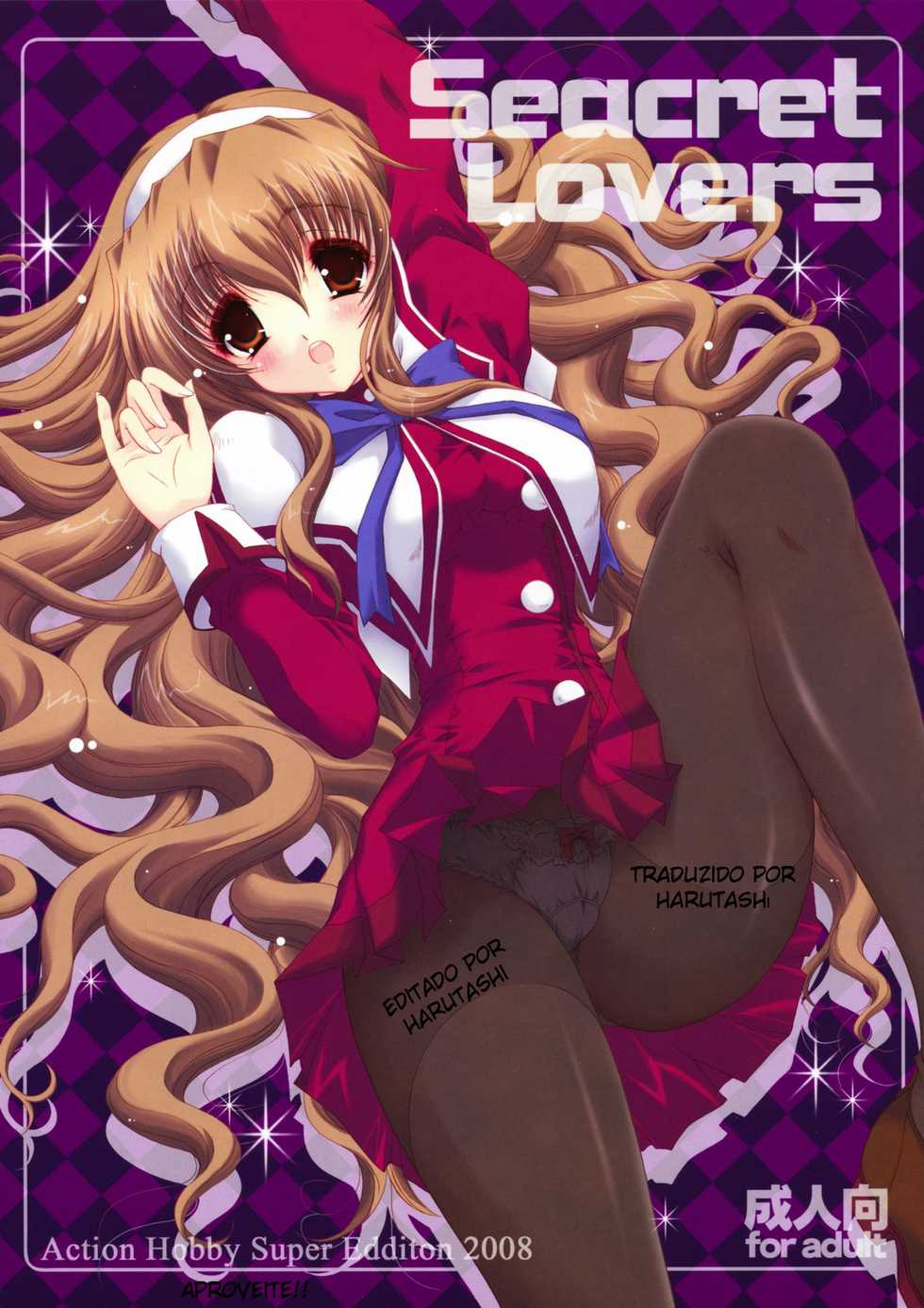 (C75) [Action Mokei (Imaizumi Atsushi)] Seacret Lovers (Nogizaka Haruka no Himitsu) [Portuguese-BR] [Harutashi] - Page 1