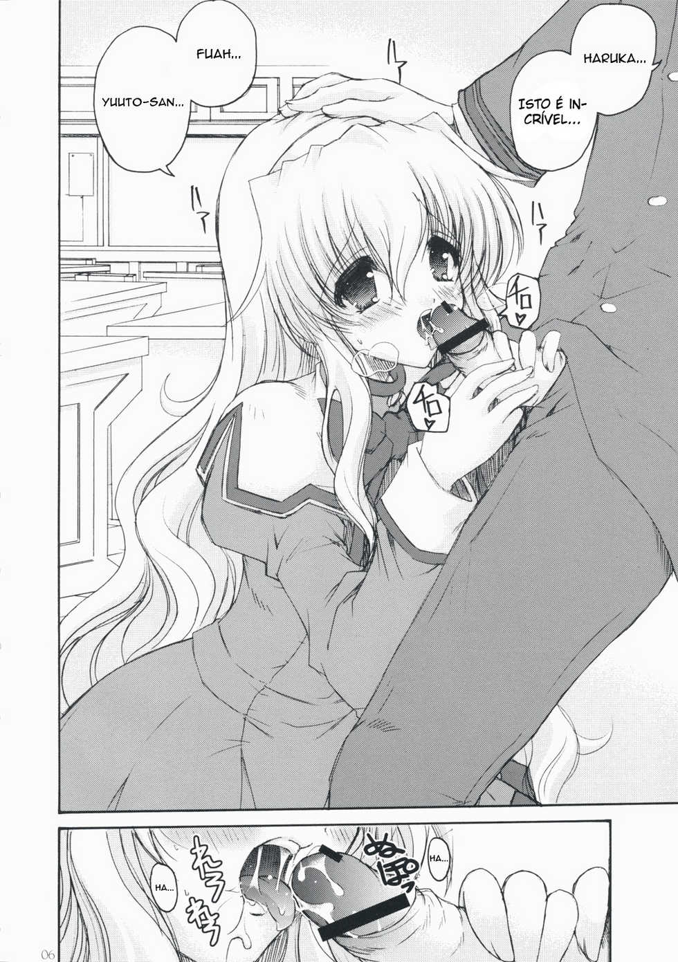 (C75) [Action Mokei (Imaizumi Atsushi)] Seacret Lovers (Nogizaka Haruka no Himitsu) [Portuguese-BR] [Harutashi] - Page 5