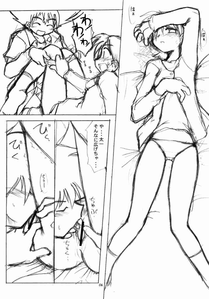 (SC15) [Ukkaridou (Inari Satsuki, Shimazu Isami)] Love Love Funny! (Digimon Adventure 02, Digimon Tamers) - Page 5