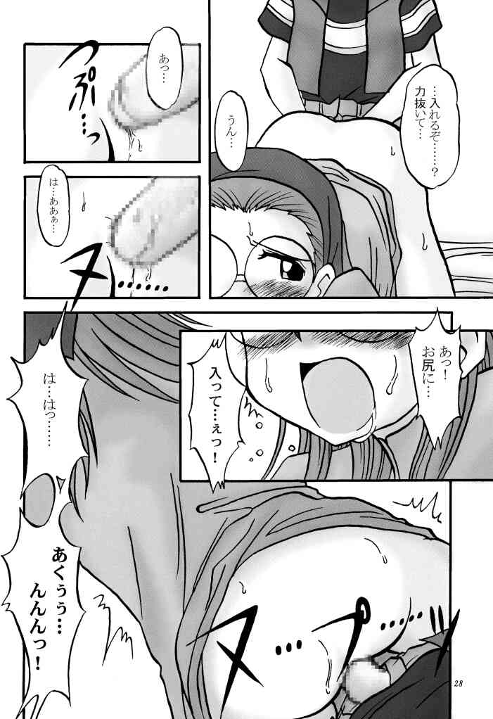 (SC15) [Ukkaridou (Inari Satsuki, Shimazu Isami)] Love Love Funny! (Digimon Adventure 02, Digimon Tamers) - Page 27