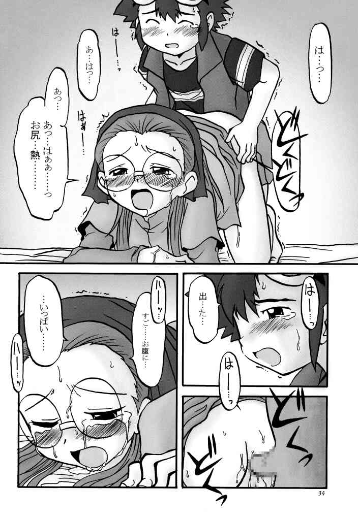 (SC15) [Ukkaridou (Inari Satsuki, Shimazu Isami)] Love Love Funny! (Digimon Adventure 02, Digimon Tamers) - Page 33