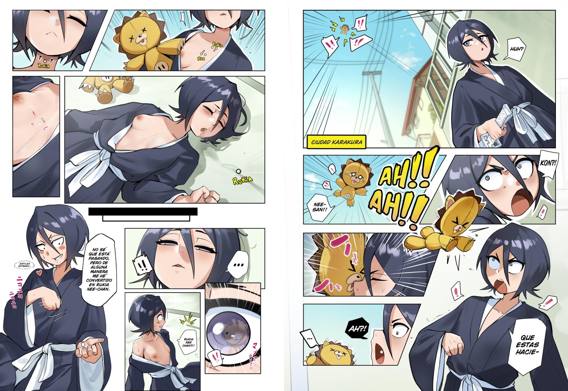 [TSFSingularity x Waligner] Kon Inside Me (Bleach) [Spanish] - Page 5