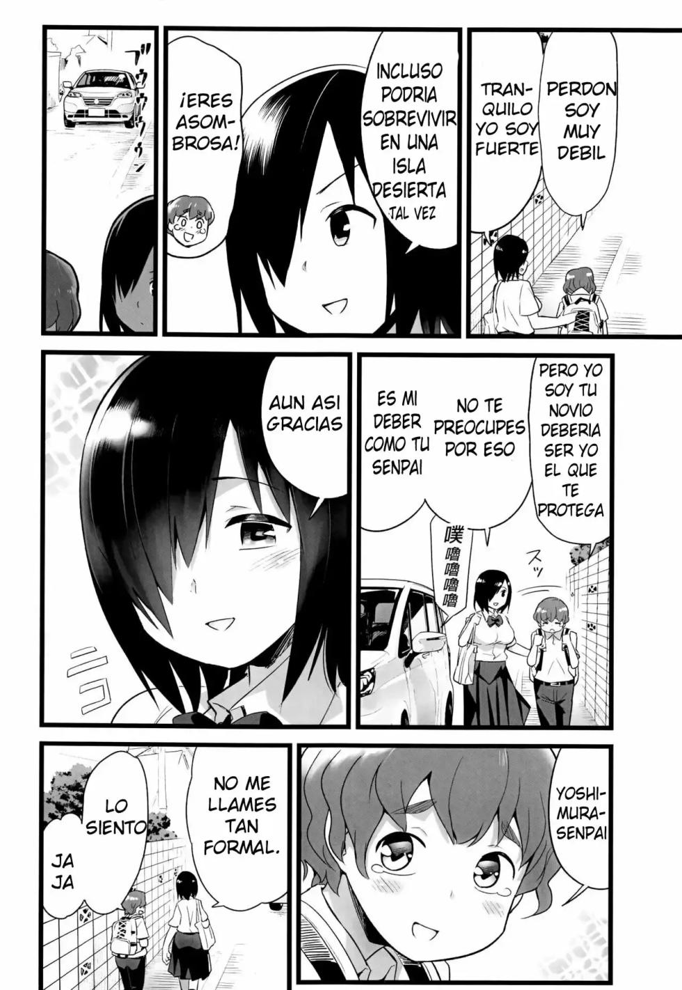 [OTOREKO (Toilet Komoru)] Mujintou JK! Choroi yo Yoshimura-san! 0 wa ~Netorare Mae~ [Spanish] [Uncensored] - Page 3
