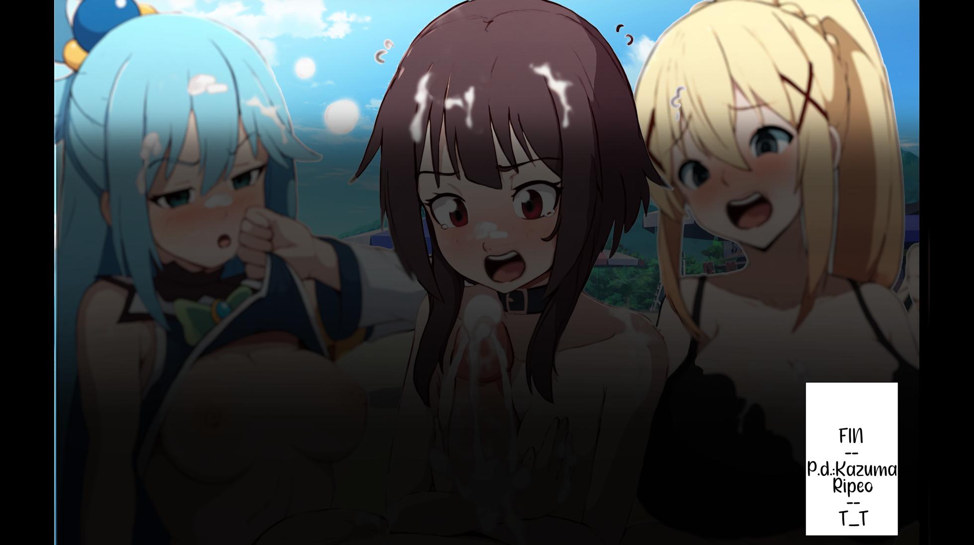 Vacaciones en la playa con Aqua, Megumin y Darkness - Page 37