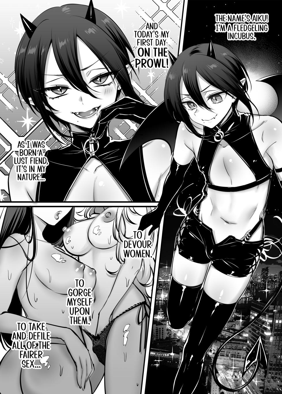 [NUH (Morino Bambi)] Incubus-kun♂ Succubus Ochi♀!? | ♂Fall From Grace♀ [English] [Pub Faggots] - Page 4