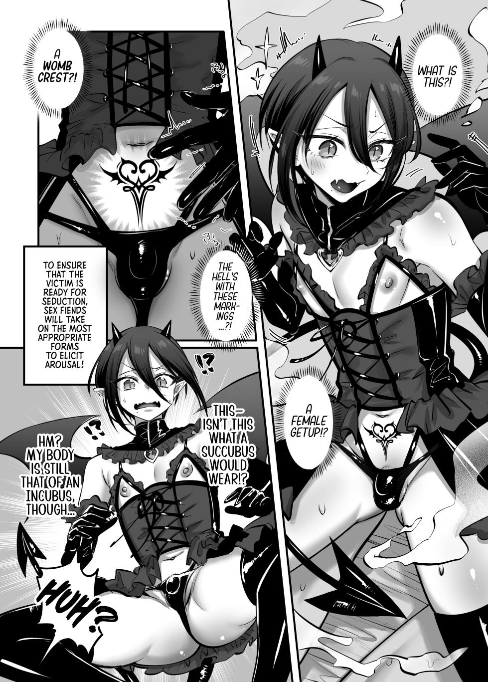[NUH (Morino Bambi)] Incubus-kun♂ Succubus Ochi♀!? | ♂Fall From Grace♀ [English] [Pub Faggots] - Page 7