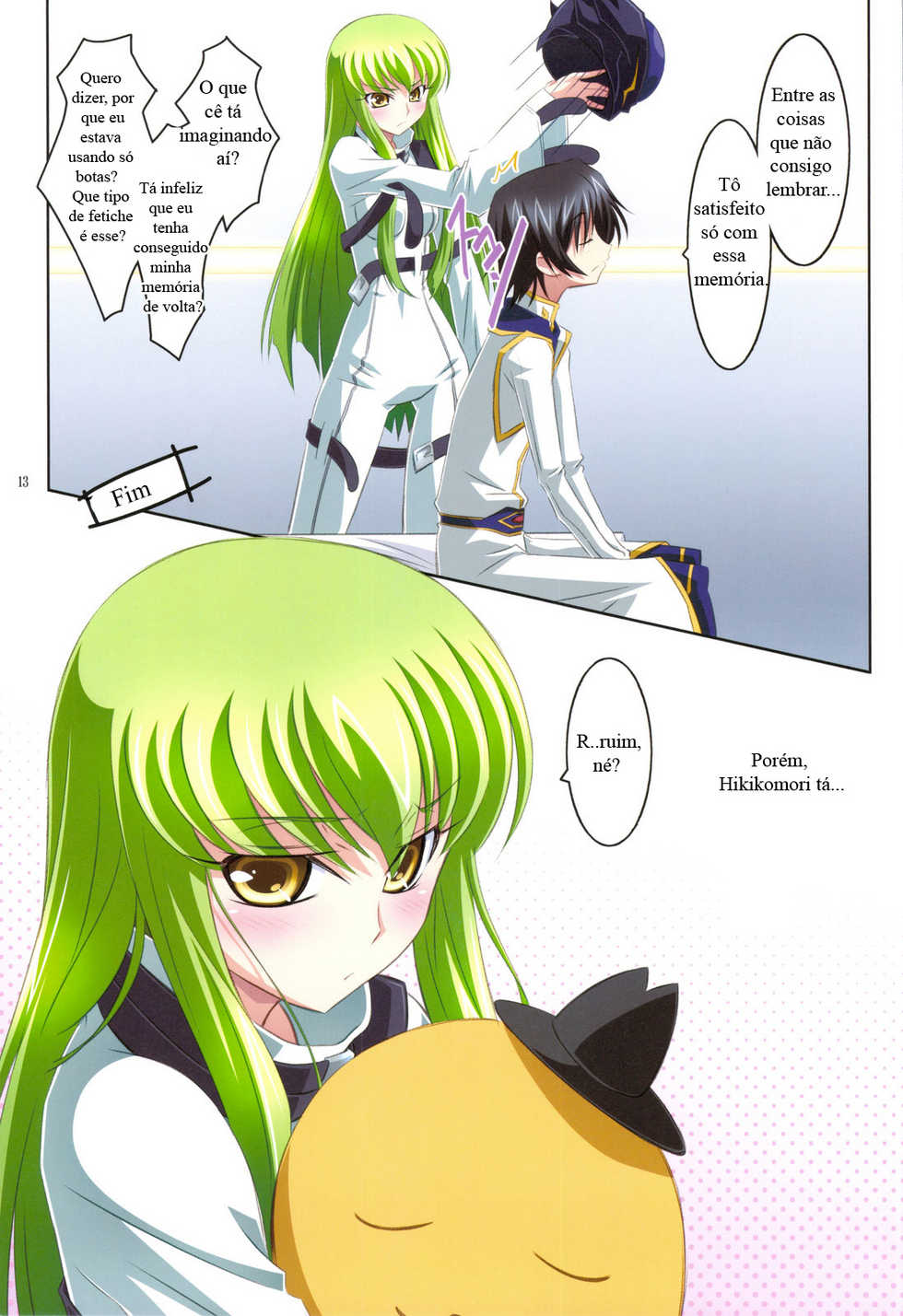 (C75) [Mahirutei (Izumi Mahiru)] C.C. Lemonade R2 (CODE GEASS: Lelouch of the Rebellion) [Portuguese-BR] [HentaiPie] - Page 13
