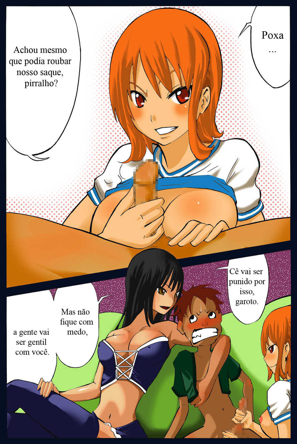 [Yoshinan] Nuki Nuki Kaizoku Musume. (One Piece) [Portuguese-BR] [HentaiPie + ForumPie] - Page 2
