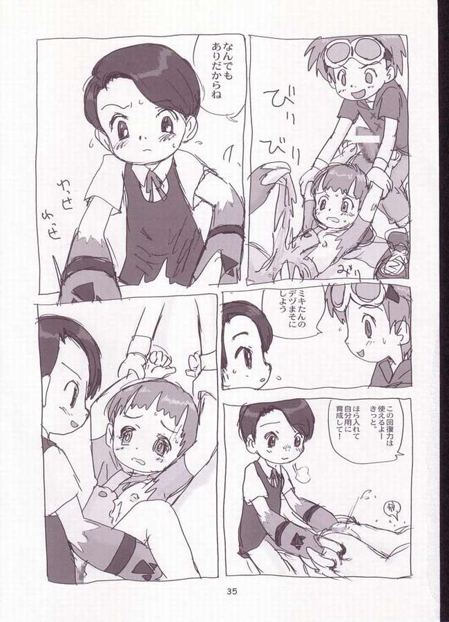 (C60) [Sanketsushuu, Turing Game (Sanzui)] My Lover In The Blur of The Ghosts (Digimon Tamers) - Page 33