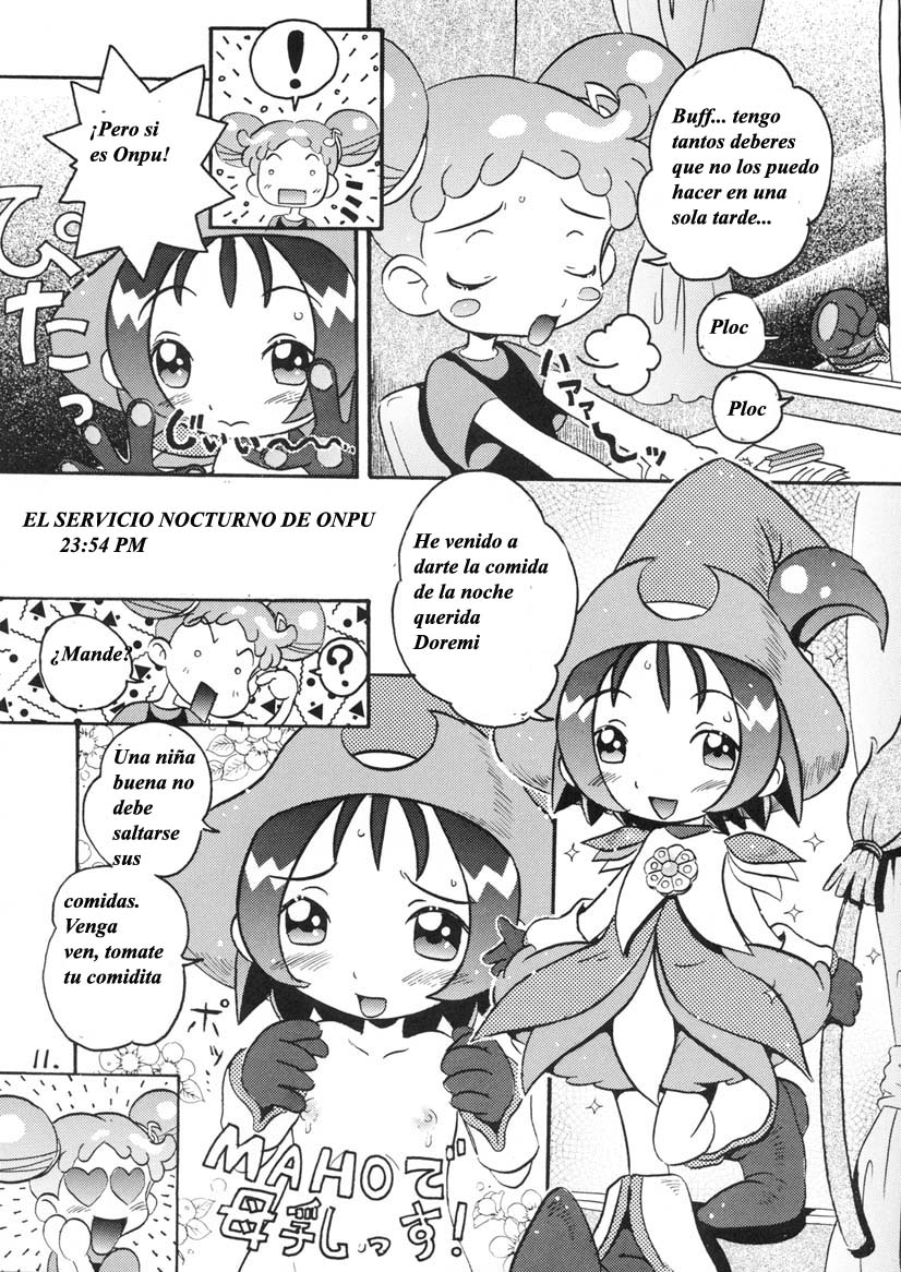 (CR29) [Kuromagedon (Magedon)] Onpu-chan Service Chuu!! | Onpuchan Service (Ojamajo Doremi) [Spanish] [Sephirot] - Page 9