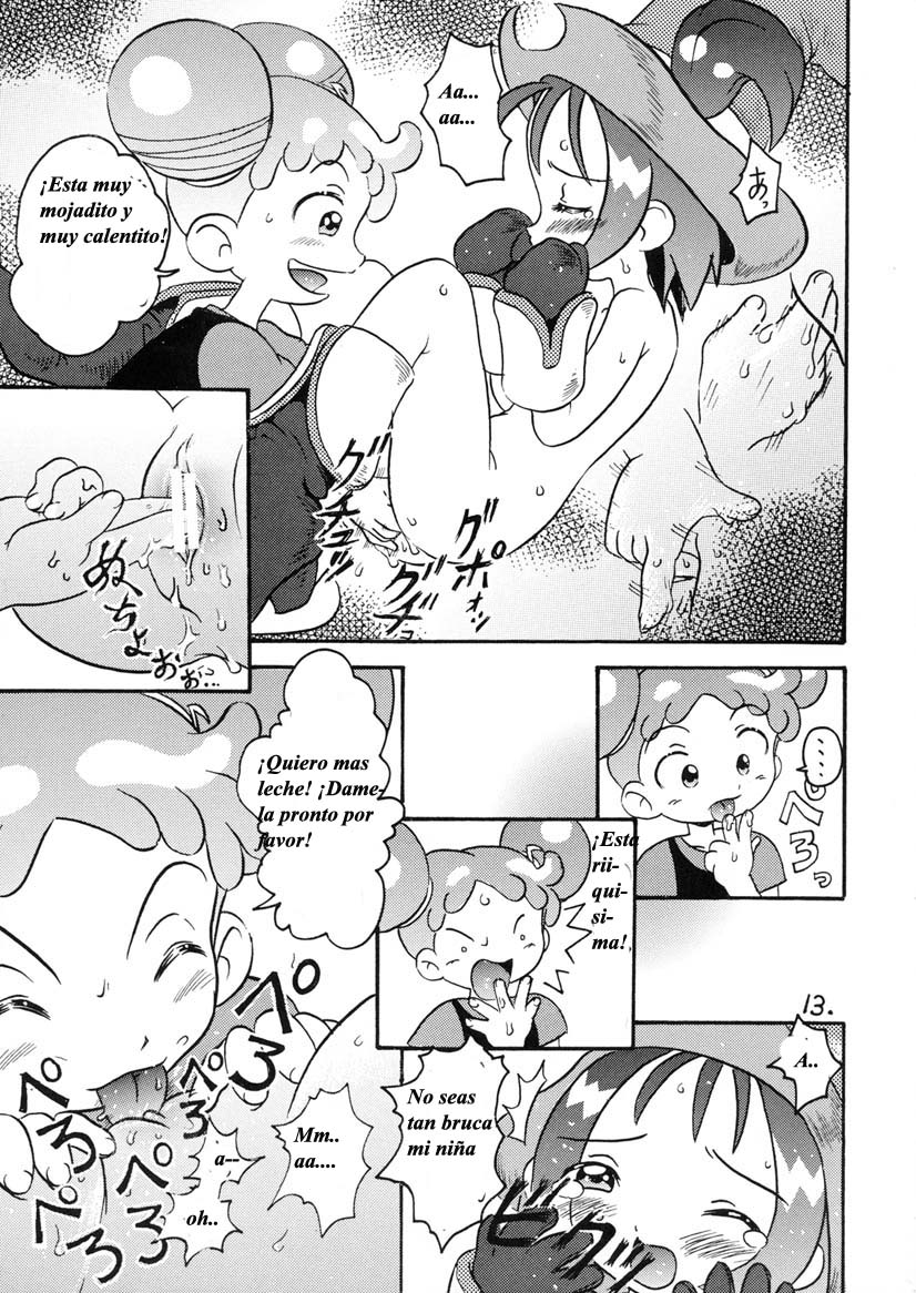 (CR29) [Kuromagedon (Magedon)] Onpu-chan Service Chuu!! | Onpuchan Service (Ojamajo Doremi) [Spanish] [Sephirot] - Page 12