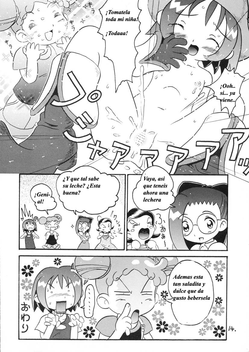 (CR29) [Kuromagedon (Magedon)] Onpu-chan Service Chuu!! | Onpuchan Service (Ojamajo Doremi) [Spanish] [Sephirot] - Page 13