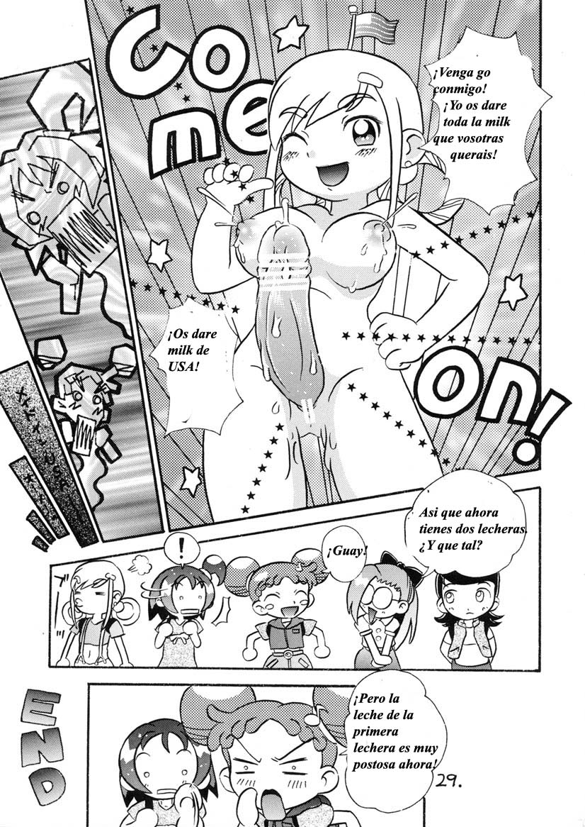 (CR29) [Kuromagedon (Magedon)] Onpu-chan Service Chuu!! | Onpuchan Service (Ojamajo Doremi) [Spanish] [Sephirot] - Page 28