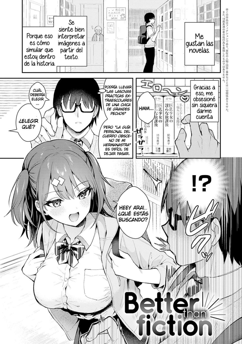 [Mashiro Shirako] Better than fiction (Kanojo Face) [Spanish] [Hangyaku No Scanlation] [Digital] - Page 2