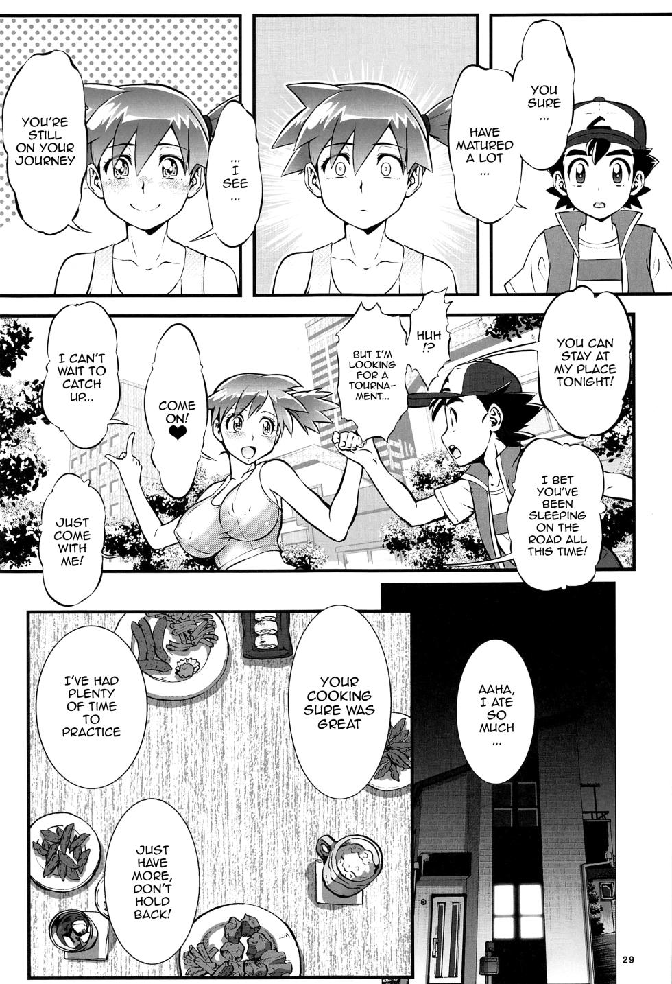 (C103) [Tsurikichi-Doumei (Umedama Nabu)] Kasumi to Kasumi | Misty and Misty (Pokémon) [English] {Doujins.com} - Page 28