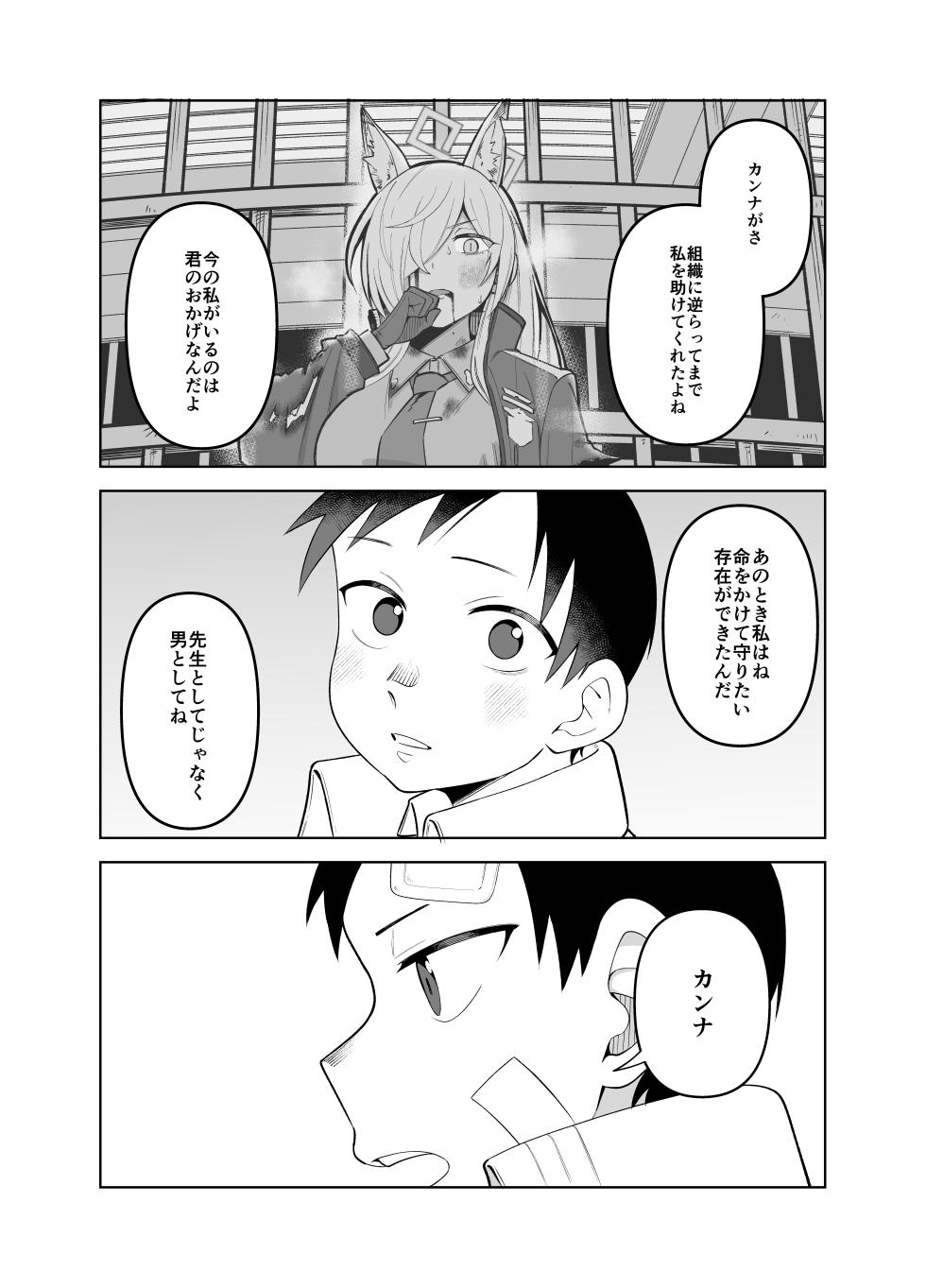 [Panmodoki no Yu (Panyakawa)] Kanna no Rakujitsu Ni (Blue Archive) [Digital] - Page 25