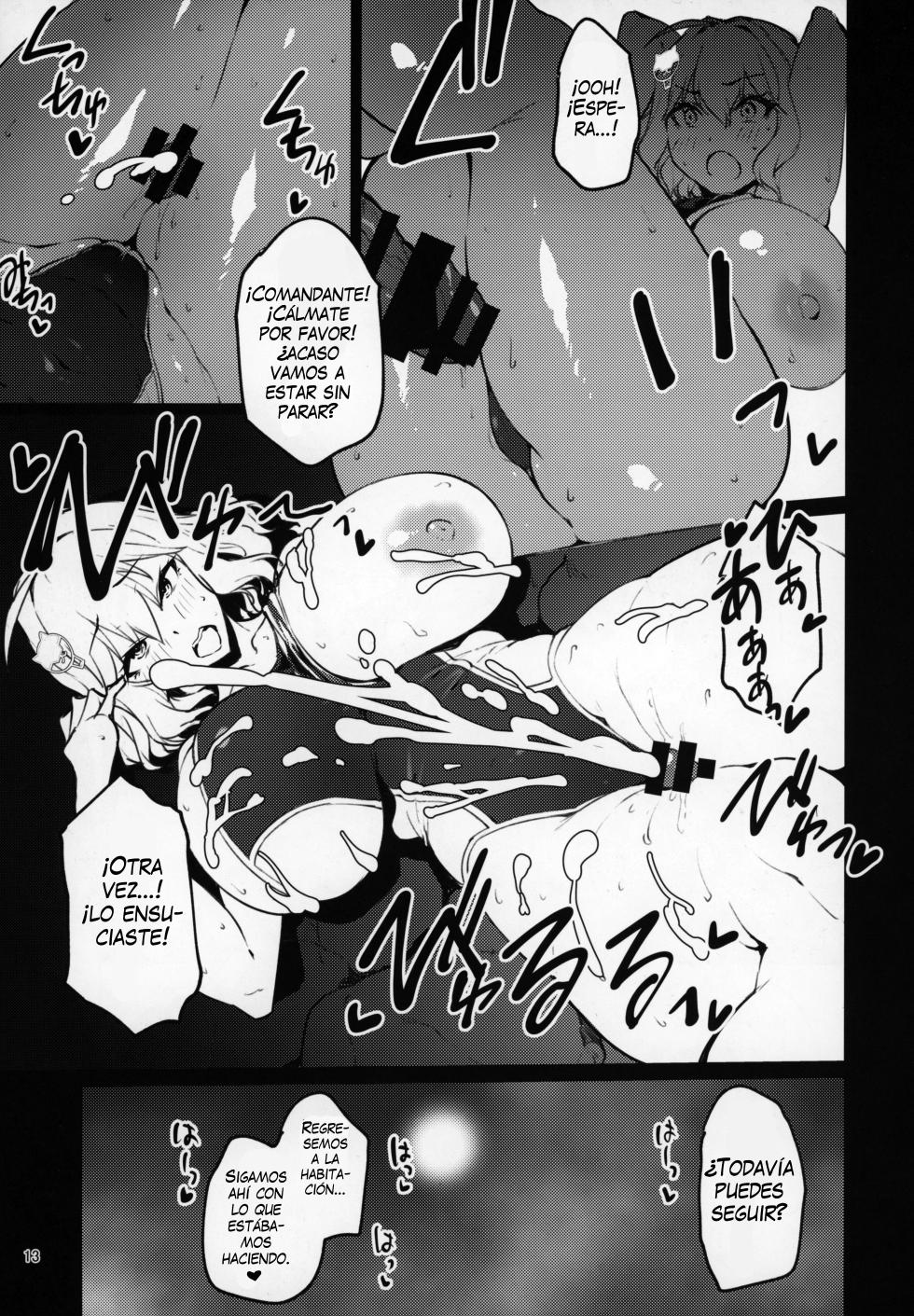 (C103) [Mochi-ya (Yonekura)] Yukimi Onsen de Shippori (Goddess of Victory: Nikke) [Spanish] [Mapache Fansub] - Page 12