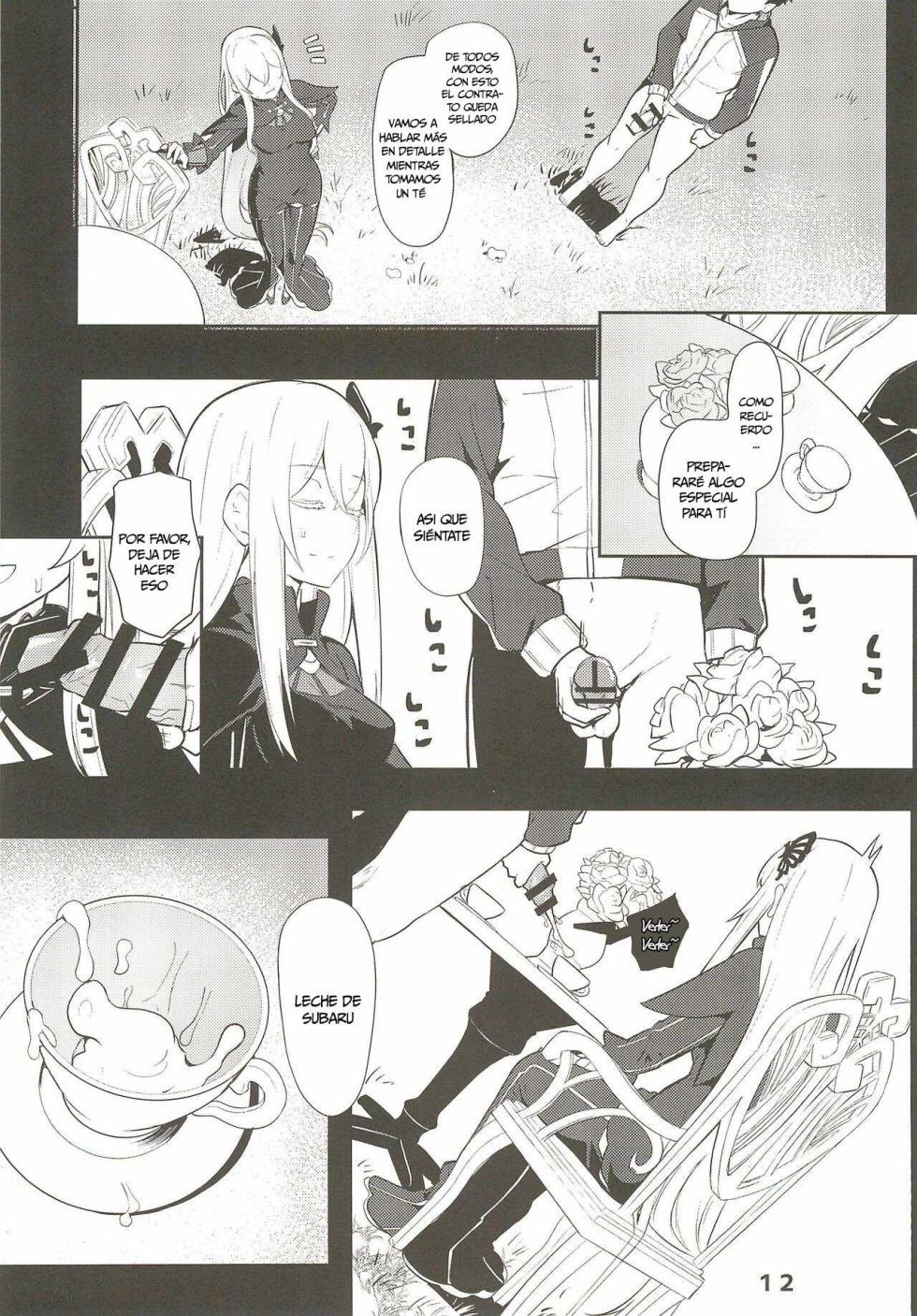(C99) [Ohanabatake (Siseki Hirame)] Echidna sukebebon I (Re:Zero kara Hajimeru Isekai Seikatsu) [Spanish] [Moto-Moto Traducciones] - Page 14