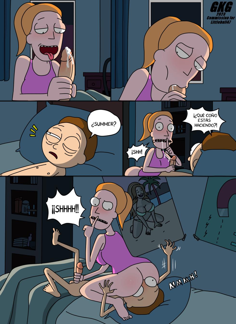 Sneaking into Morty's room at night - Page 2