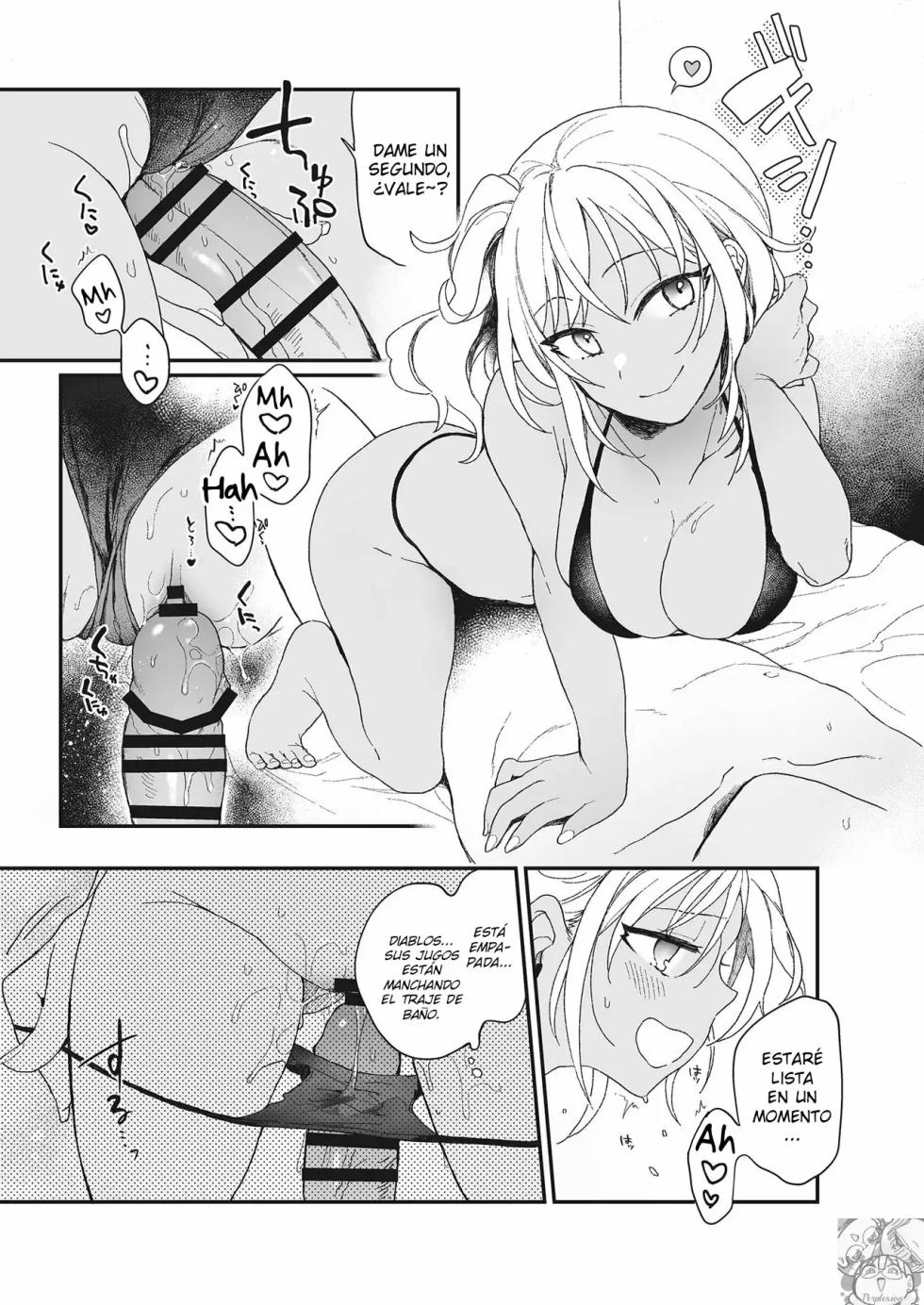 [Fetishism Pocket (Hazuki)] Summer Vacation Love (3150 Echi Echi Gal Joint) [Spanish] [Perplexion Translations] [Digital] - Page 7