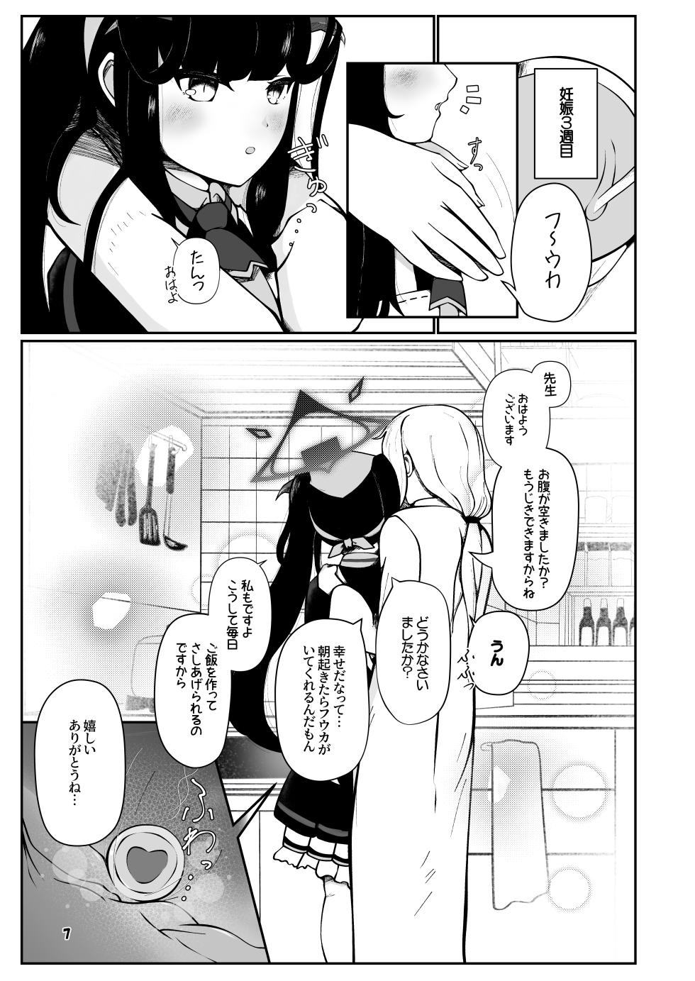 [Magical Kagechousukashi (Kagechousukashi,)] Fuuka to Sannin, Totsukitooka. (Blue Archive) [Digital] - Page 6