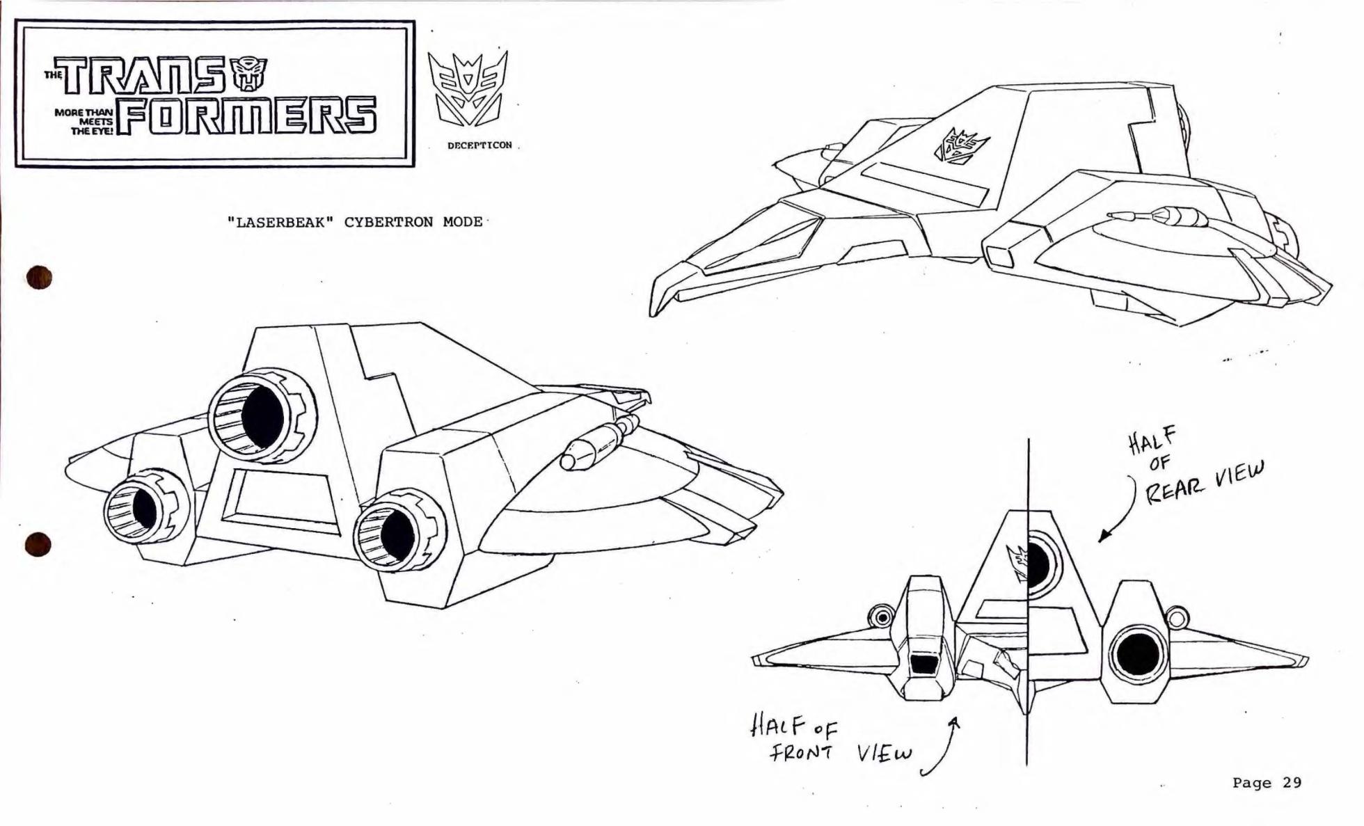 G1 Transformers  Model Sheets 1984 - Page 25