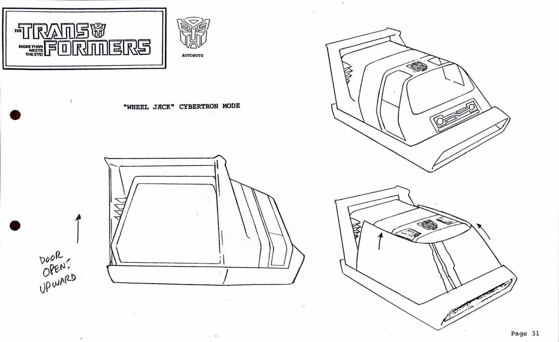 G1 Transformers  Model Sheets 1984 - Page 27