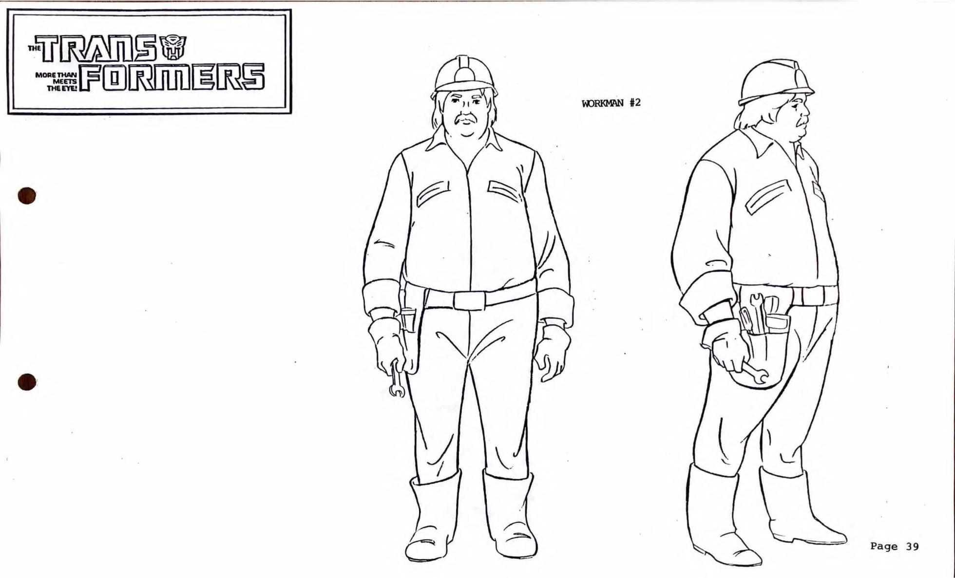 G1 Transformers  Model Sheets 1984 - Page 34