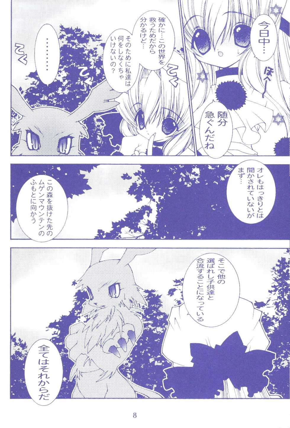 (C60) [Ruu Rikaku (Various)] Plug In! (Digimon) - Page 7
