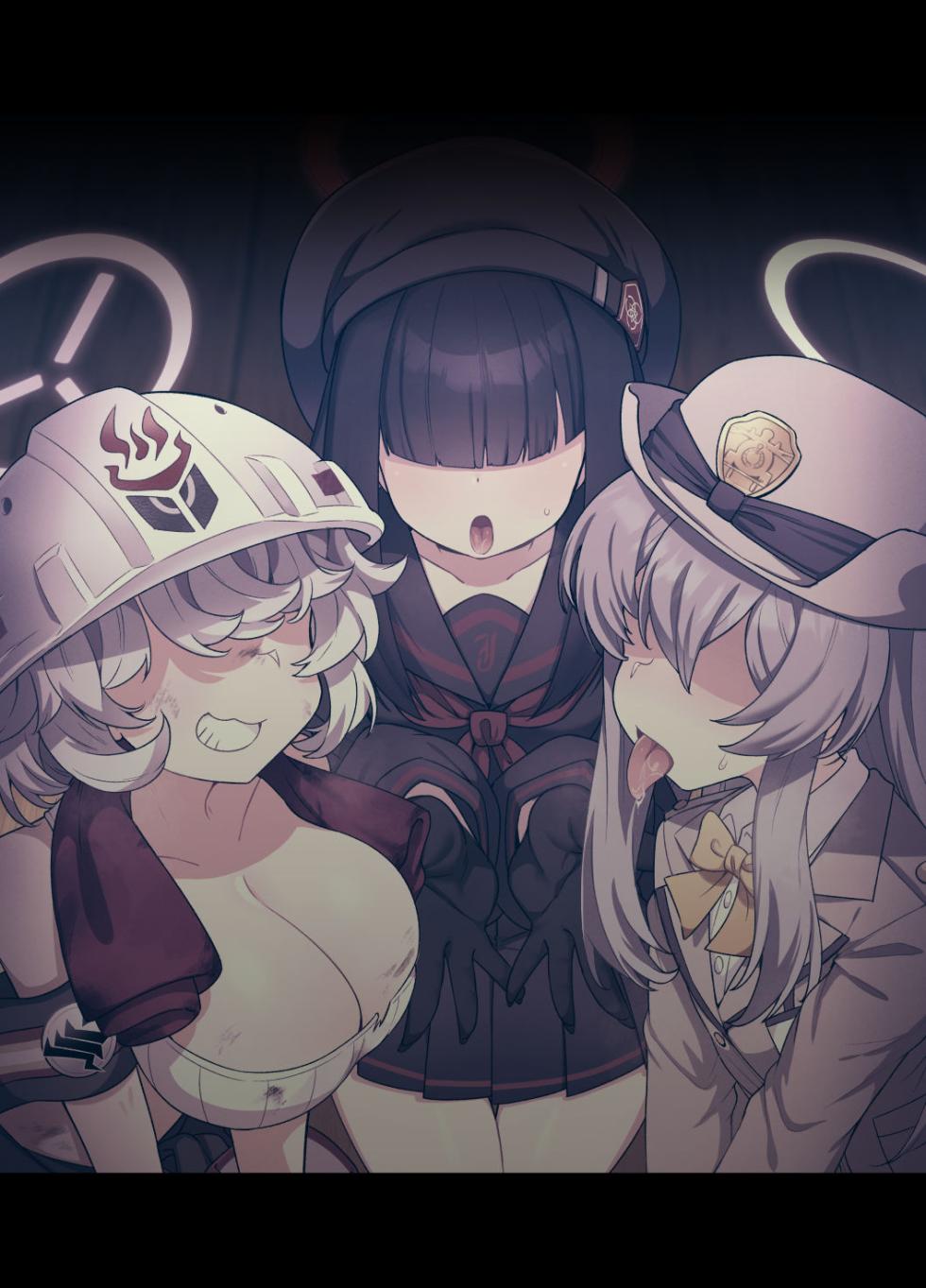 [Amagaeru to Sprocket (Amagaeru)] BluArch Mob de Seiheki o Mitashi Makuru Hon. (Blue Archive) [Textless] [Digital] - Page 39