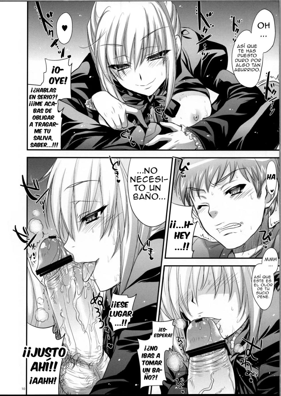 (C81) [Alemateorema (Kobayashi Youkoh)] GARIGARI 38 (Fate/stay night) [Spanish] [Knights of Cydonia] - Page 10