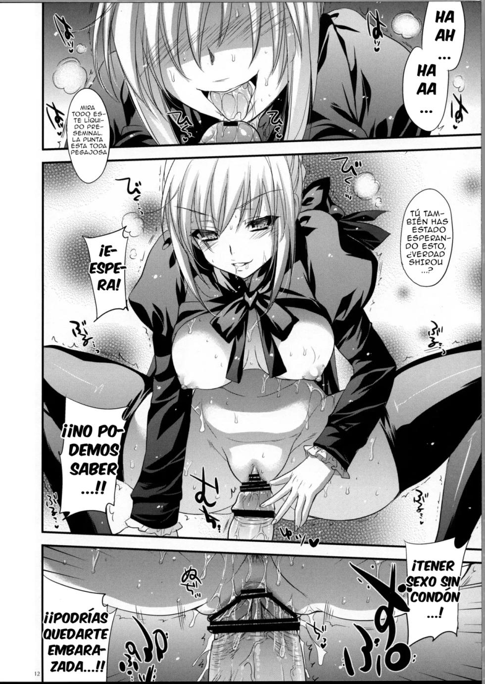 (C81) [Alemateorema (Kobayashi Youkoh)] GARIGARI 38 (Fate/stay night) [Spanish] [Knights of Cydonia] - Page 12