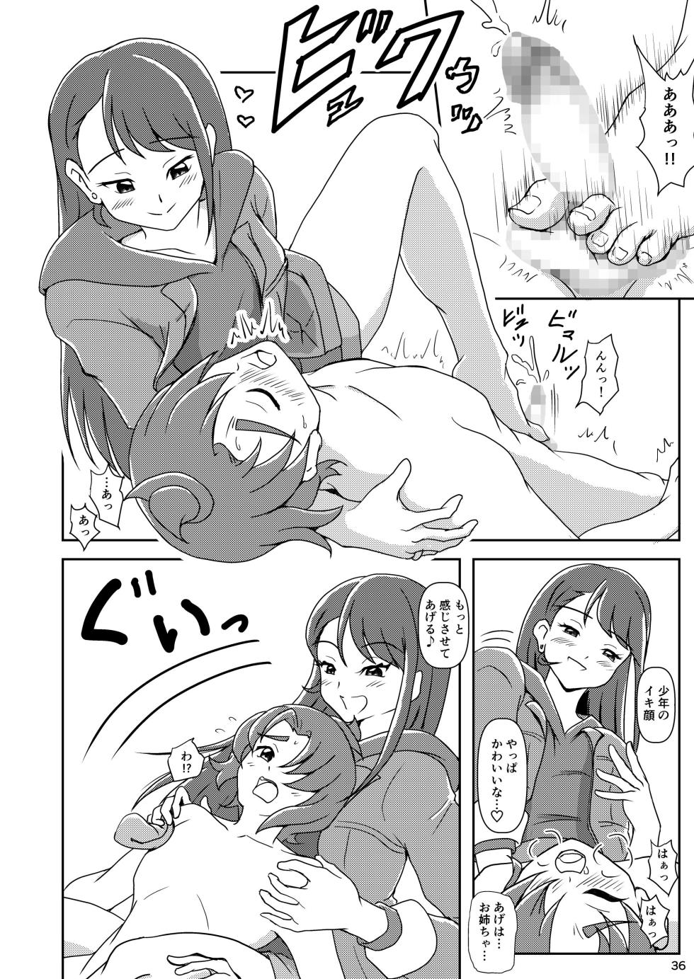 [AFJ (Ashi_O)] Hirogaru Sky! Zuricure (Hirogaru Sky! Precure) - Page 35
