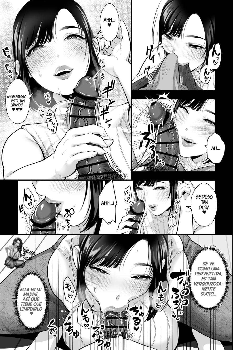 [Ginshio Honpo (Ginen)] Haha no Naedoko ~Kyonyuu no Haha ni Saimin Kakete, Ninchi Kaihen x Noukou Nakadashi Sex~ | Cuidado De Madre ~Hipnotize A Mi Tetona Madre, Altere Su Mente Y Tuve Sexo Creampie Con Ella [Spanish] [BigDaddy Scan] - Page 12