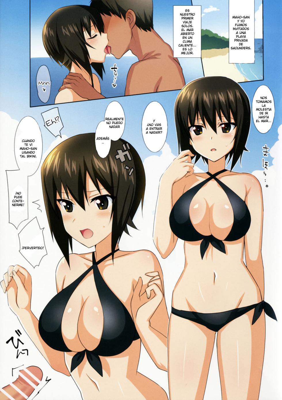 (C90) [abgrund (Saikawa Yusa)] LET ME LOVE YOU fullcolor (Girls und Panzer) [Spanish] - Page 2