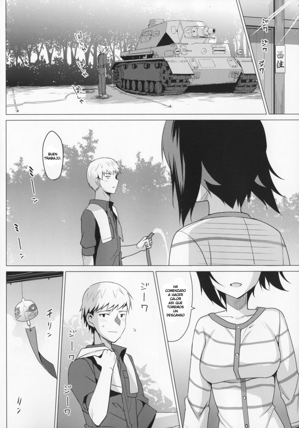 (C90) [abgrund (Saikawa Yusa)] let me love you (Girls und Panzer)  [Spanish] - Page 3