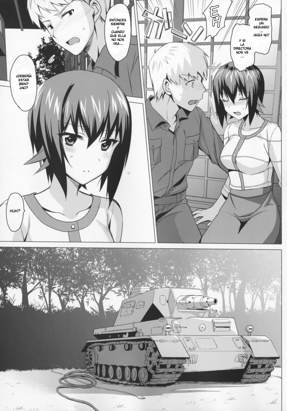 (C90) [abgrund (Saikawa Yusa)] let me love you (Girls und Panzer)  [Spanish] - Page 6