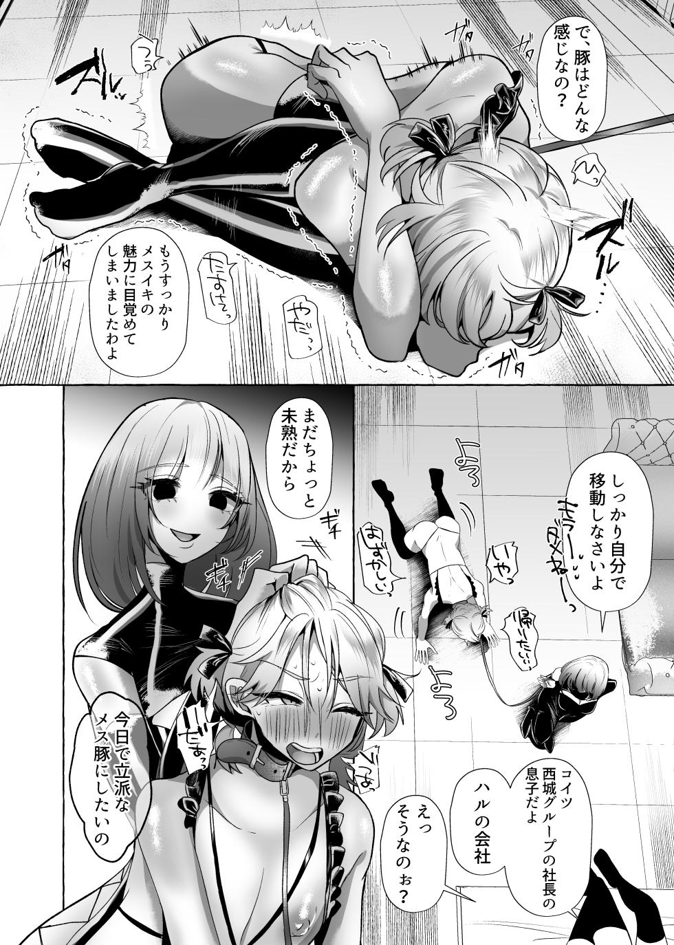 はるか100%♀ 御曹司強制女装メス豚化 - Page 25