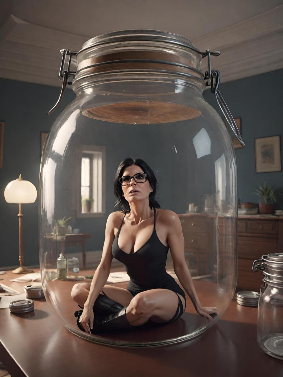 Shrunken Women Trapped in Jars Vol. 1 (AI Generated) - Page 23