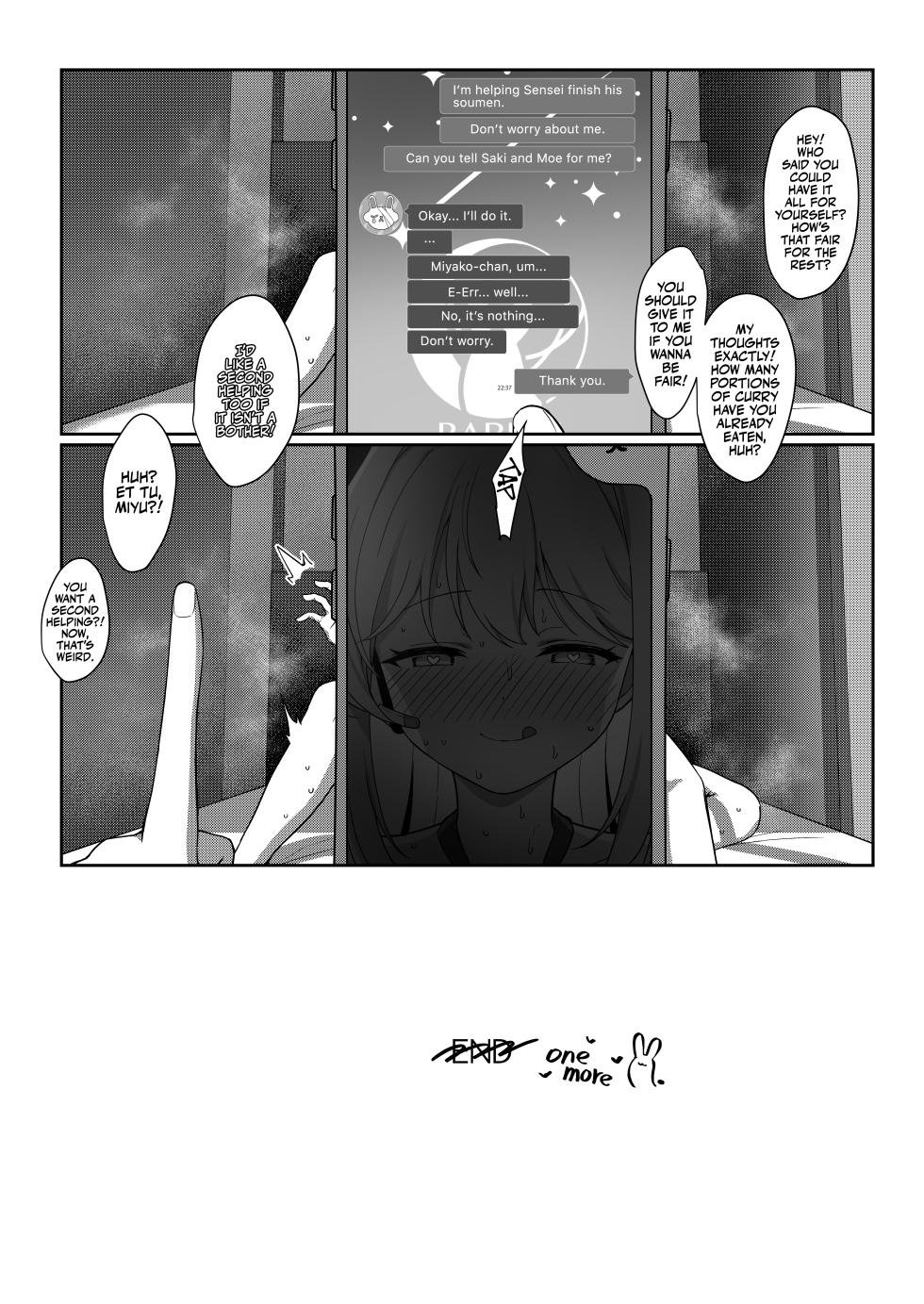 [Horizontal World (Matanonki)] Love It One More (Blue Archive) [English] [Team Rabu2] [Digital] - Page 25