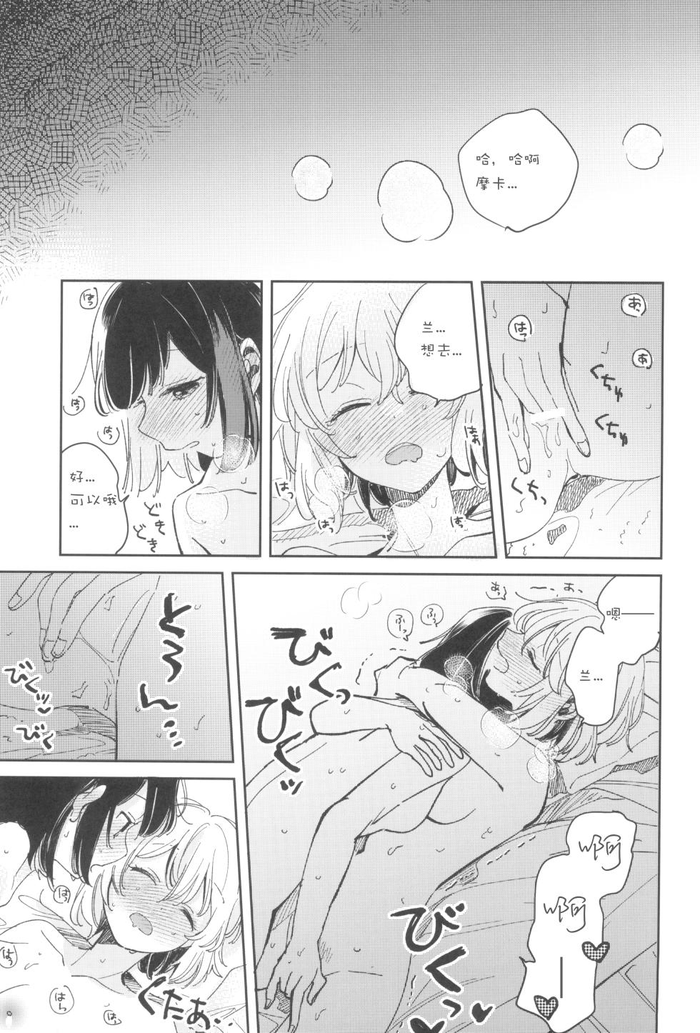 (C100) [Zawameki Jambo (Zawameki)] Secret Dream Panic (BanG Dream!) [Chinese] [37个人菜比翻译] - Page 23