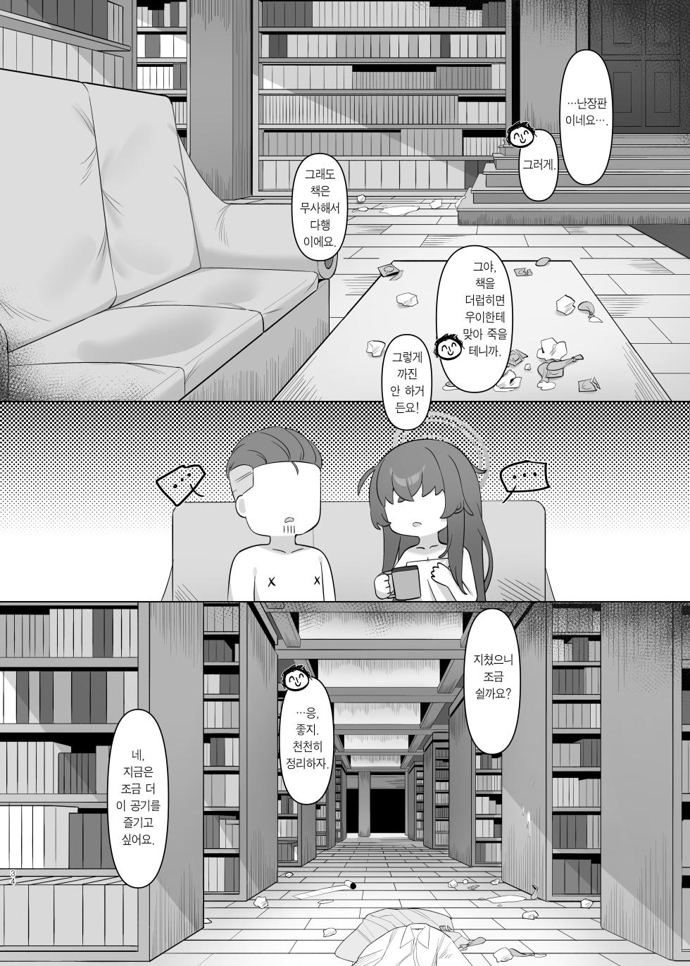 [Layer Koubou (DI LE TO)]  Shippitsu Chuudoku  | 집필 중독 (Blue Archive) [Korean] [Team Edge] [Digital] - Page 33