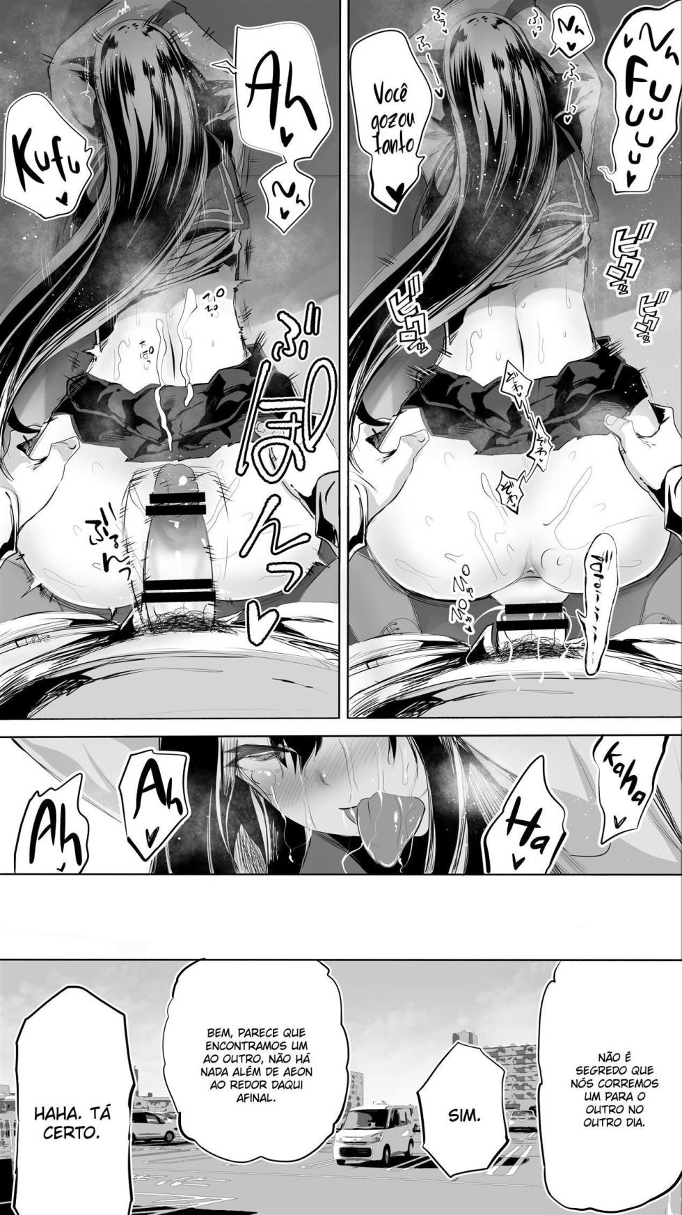 [STUDIO HUAN (Raidon)] Jimoto no Hame Tomo. "Joshikousei M" | My Hometown Sex Friend. "High School Girl M" [Portuguese-BR] - Page 36