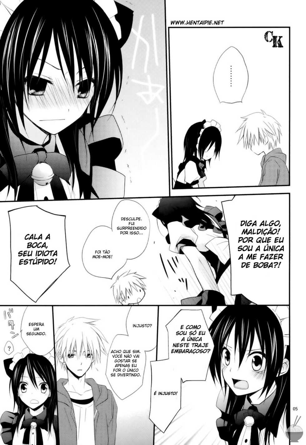 (C77) [m.s.t. (Nanami Yasuna)] m; (Kaichou wa Maid-sama!) [Portuguese-BR] [Chrono Kimera] - Page 4